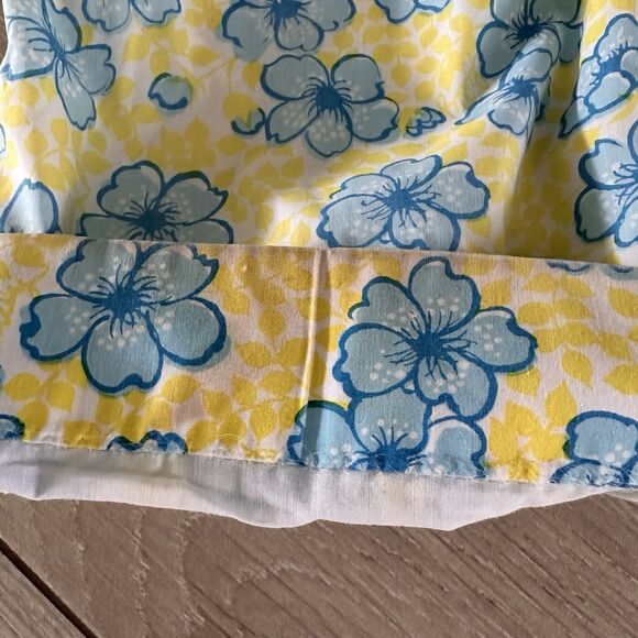 🤩RARE Lily Pulitzer men’s stuff Blue Yellow Floral Print size 37 x 27 - Picture 15 of 15